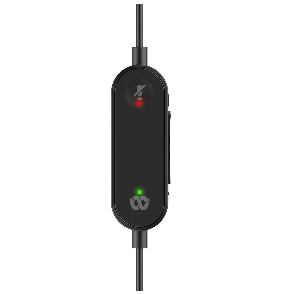 Headset 322 Wired Dual On-Ear Carbon Black