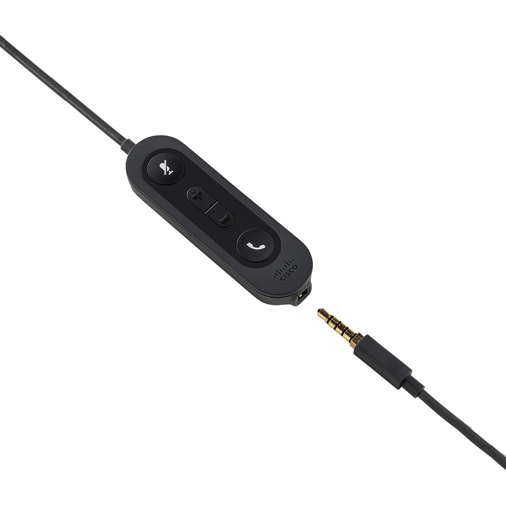 Cisco Wired 521 Headset - USB & 3.5mm